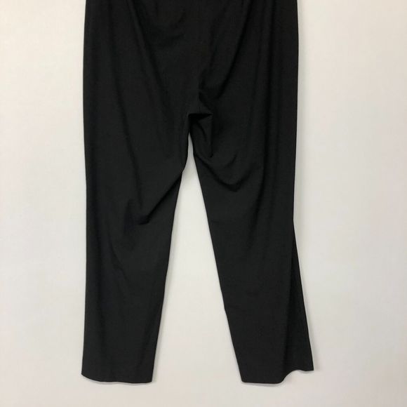 J Jill Women Flat Front Dress Pants Size 10 Stretch Black B191 -24 - Picture 14 of 15